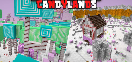 Candylands для Майнкрафт [1.18.2, 1.17.1, 1.16.5]