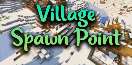 Village Spawn Point для Майнкрафт [1.19.2, 1.19.1, 1.18.2]