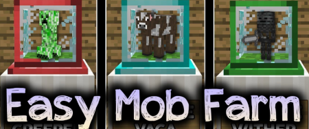Easy Mob Farm для Майнкрафт [1.20.1, 1.20, 1.19.4]