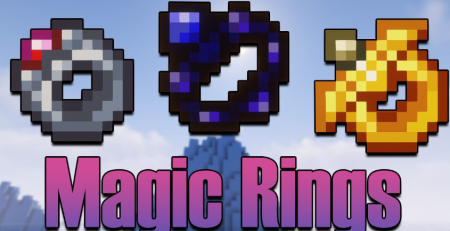 Magic Rings для Майнкрафт [1.20.1, 1.19.4, 1.19.2]