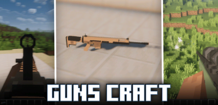 Guns Craft для Майнкрафт [1.20.1, 1.20]