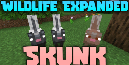 Wildlife Expanded Skunk для Майнкрафт [1.20.4, 1.20.3, 1.20.2]