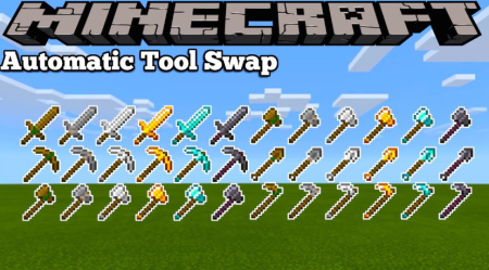 Automatic Tool Swap для Майнкрафт [1.20.6, 1.20.4, 1.20.1]