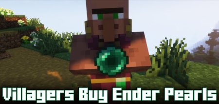 Villagers Buy Ender Pearls для Майнкрафт [1.21.1, 1.21]