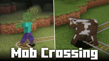 Mob Crossing для Майнкрафт [1.21.1, 1.21, 1.20.6]