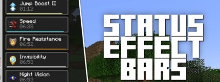 Status Effect Bars для Майнкрафт [1.21.3, 1.21.2, 1.21]