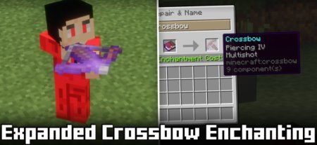 Expanded Crossbow Enchanting для Майнкрафт [1.21.3, 1.21.1]